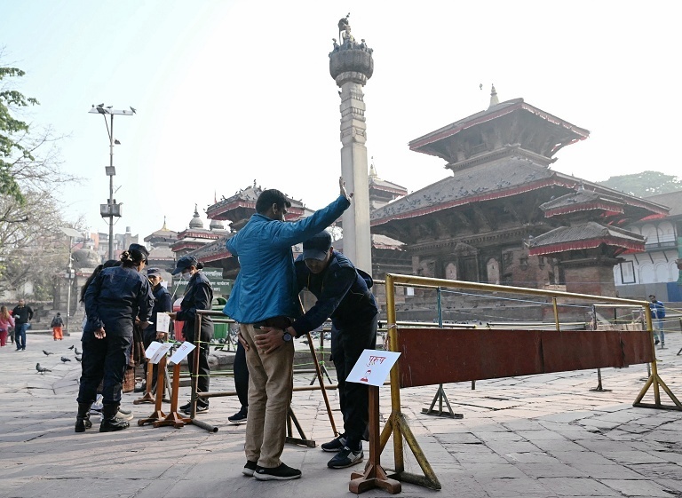 尼泊尔大选投票