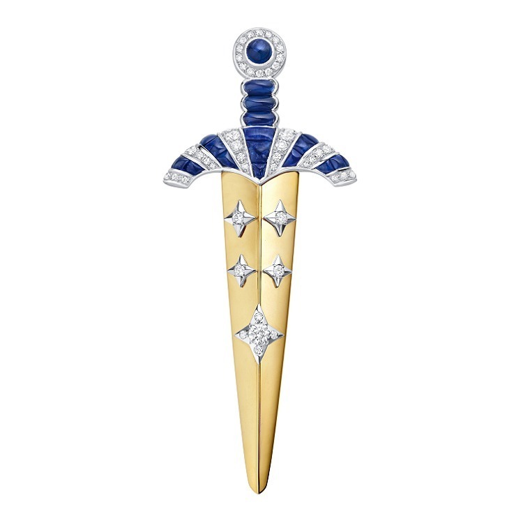 louis vuitton 路易威登 les armoiries 骑士佩剑胸针 | idaily