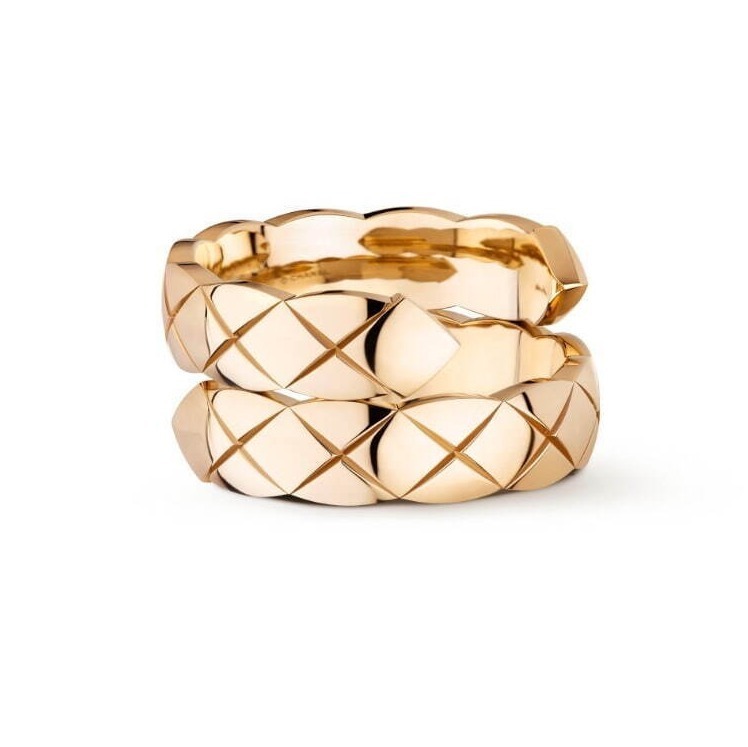 chanel香奈儿cococrush系列新一季作品双c戒圈