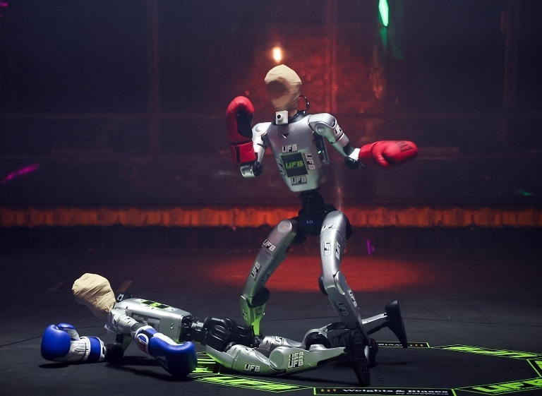 CES 机器人格斗表演赛