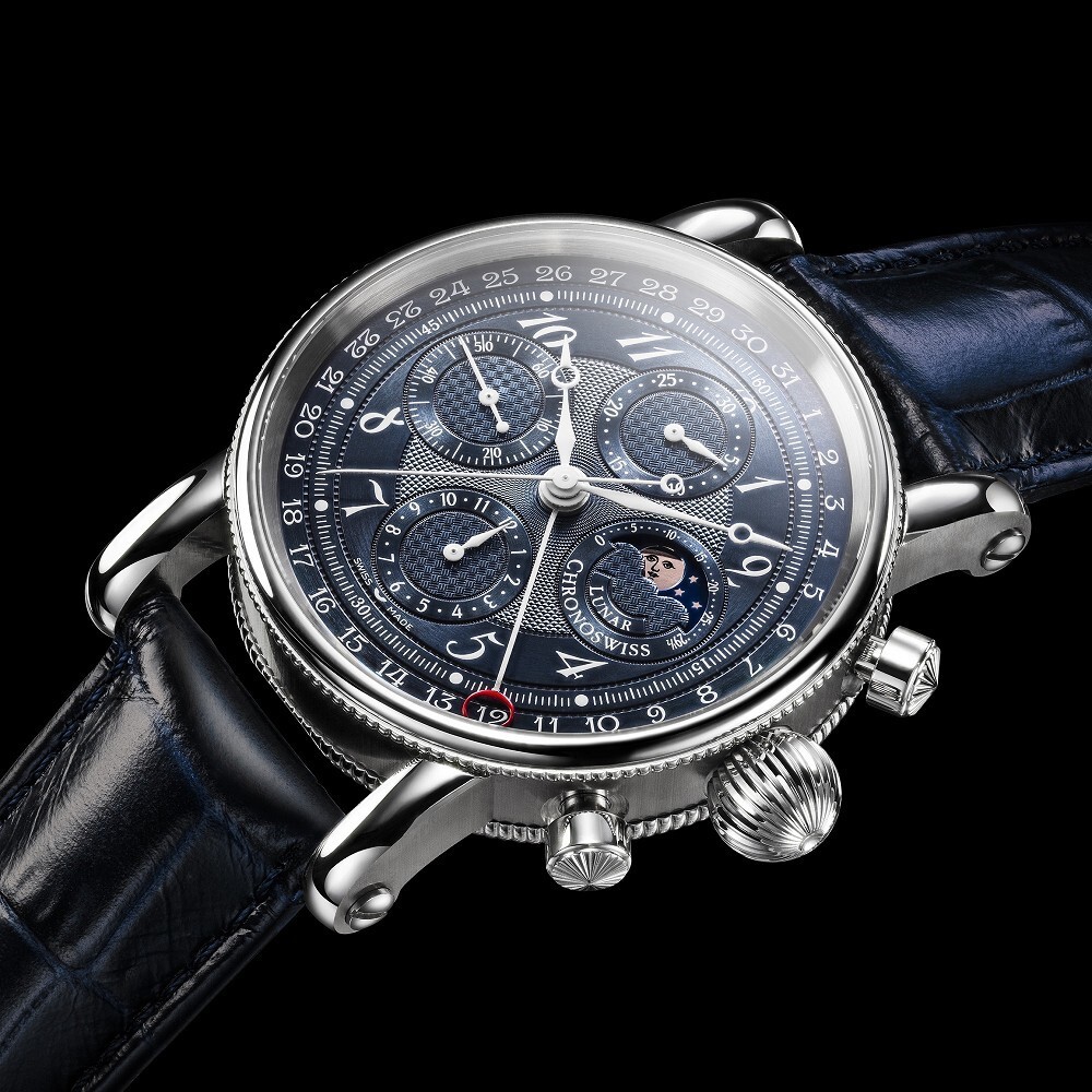 『新表』chronoswiss 推出 sirius chronograph moon phase 2019 月相