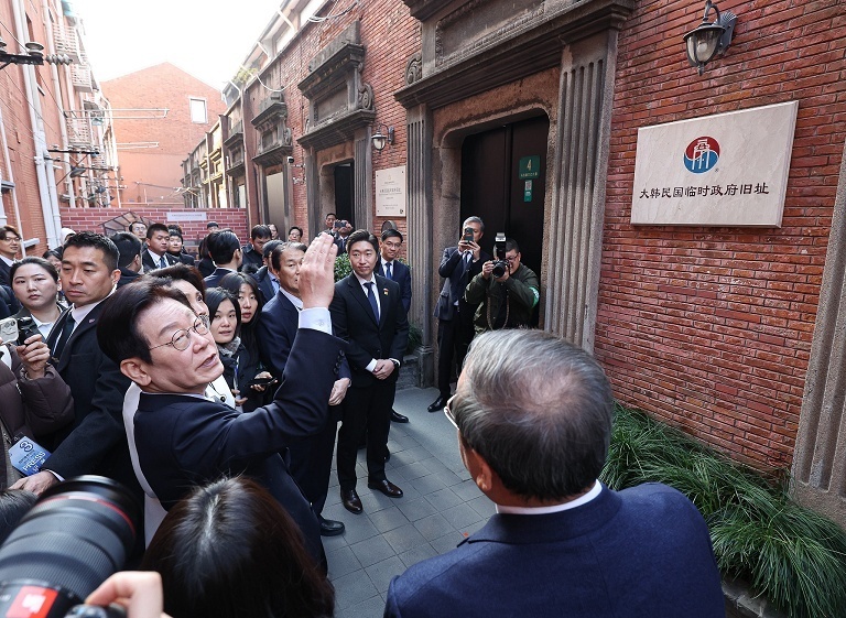 韩国总统访问上海