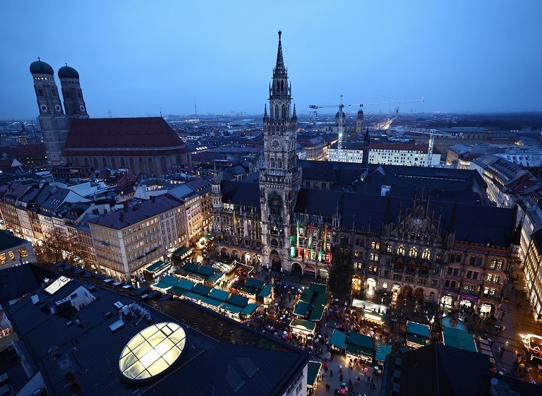 慕尼黑圣诞集市开幕