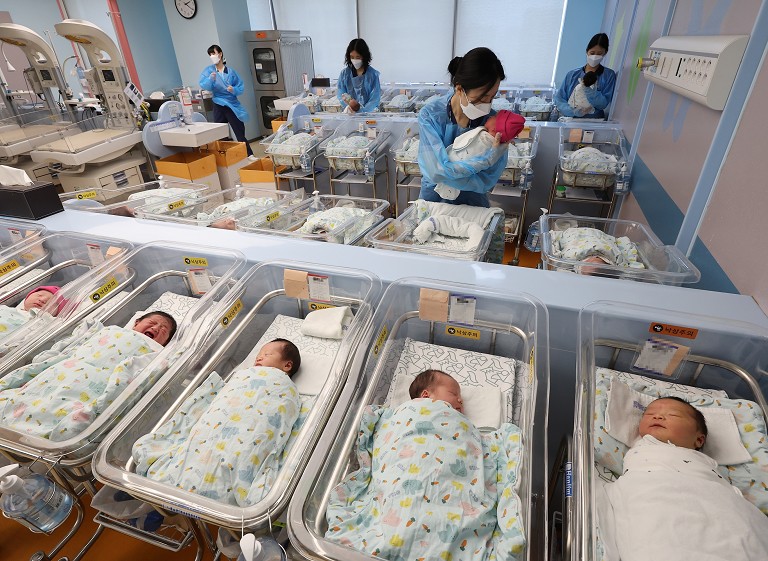 韩国4月出生人口增长18%