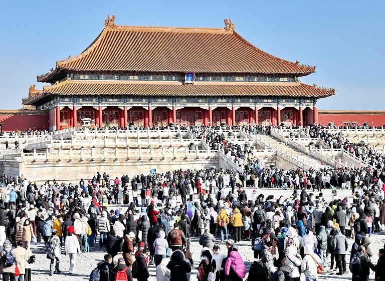 中国春节假期结束