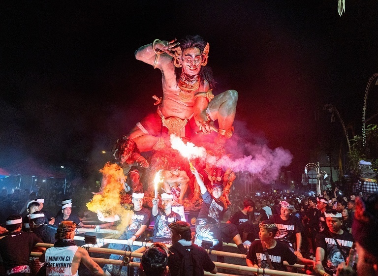 巴厘岛庆祝传统新年