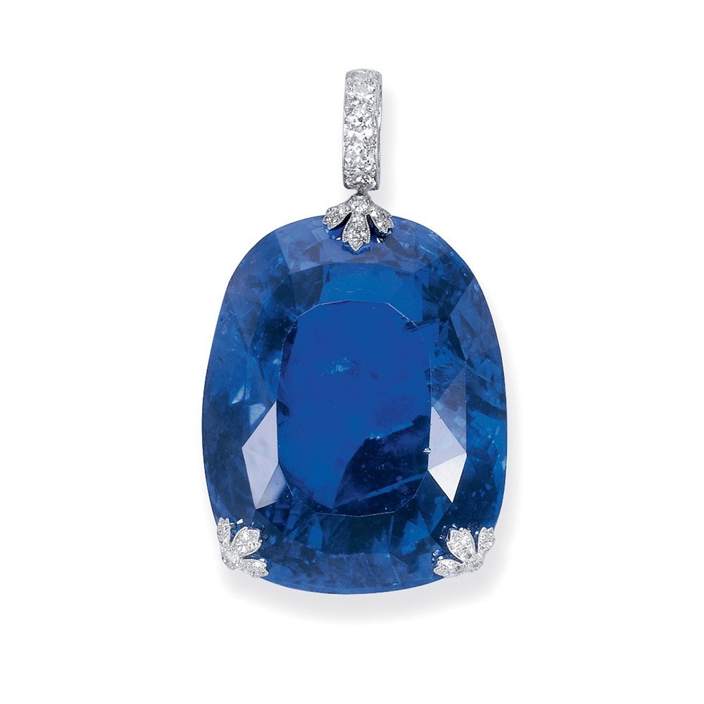 hennoflondon推出sirenofserendip项链42266ct超大矢车菊色蓝宝石