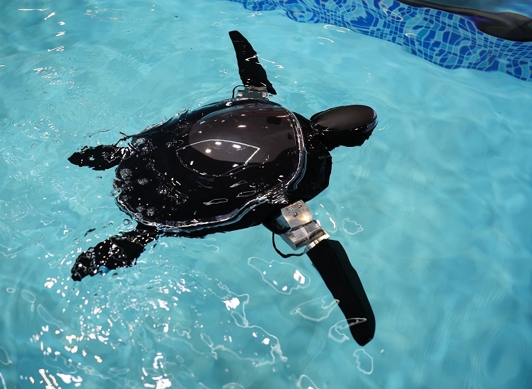 CES 仿生机器龟演示