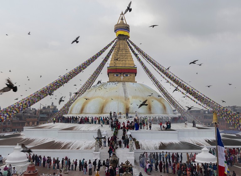 尼泊尔塔芒族清明节