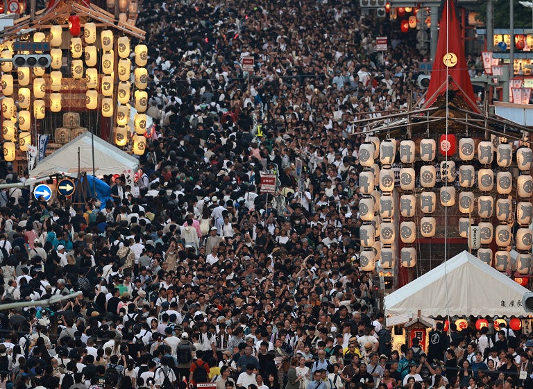 京都祗园祭花车巡展