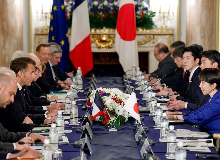 法日领导人会晤