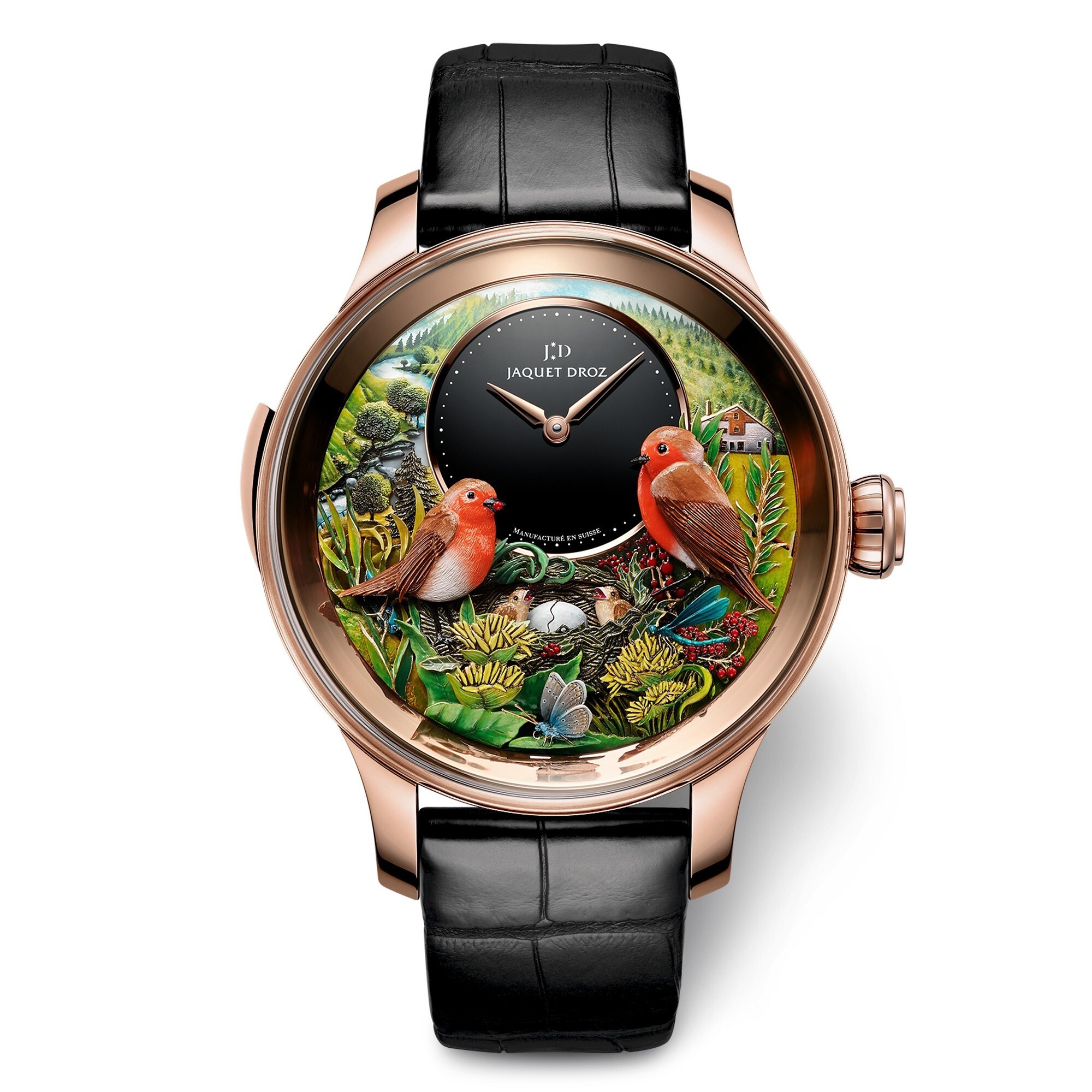 新表jaquetdroz推出birdrepeater300thanniversaryedition三问报时