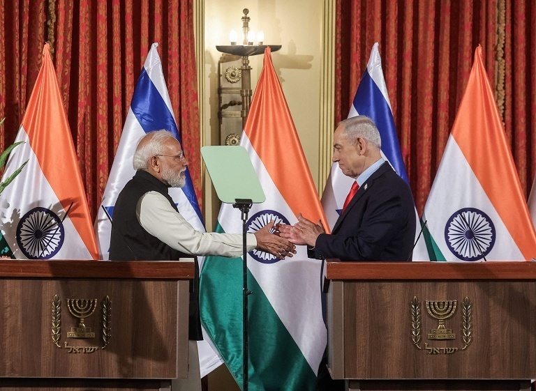 印度总理访问以色列