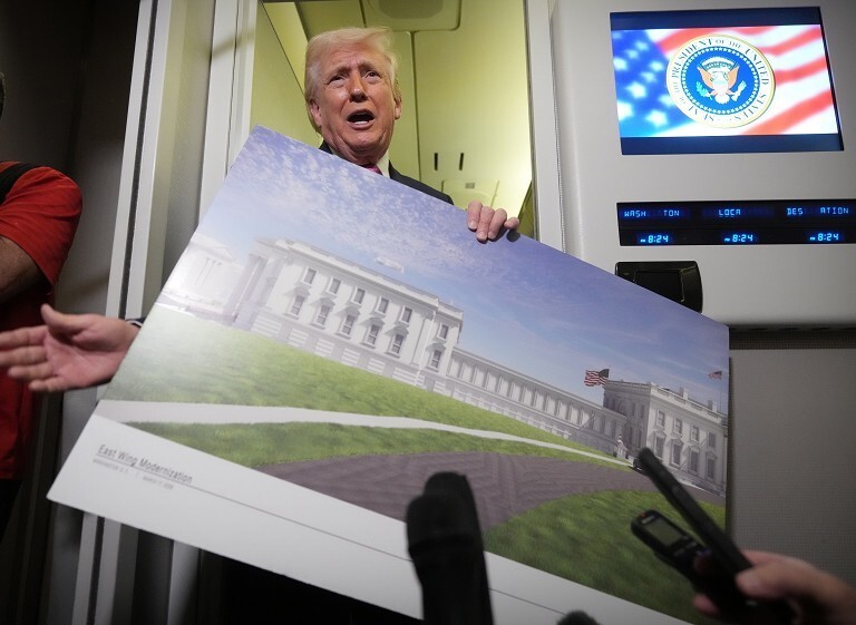 特朗普透露白宫新宴会厅细节