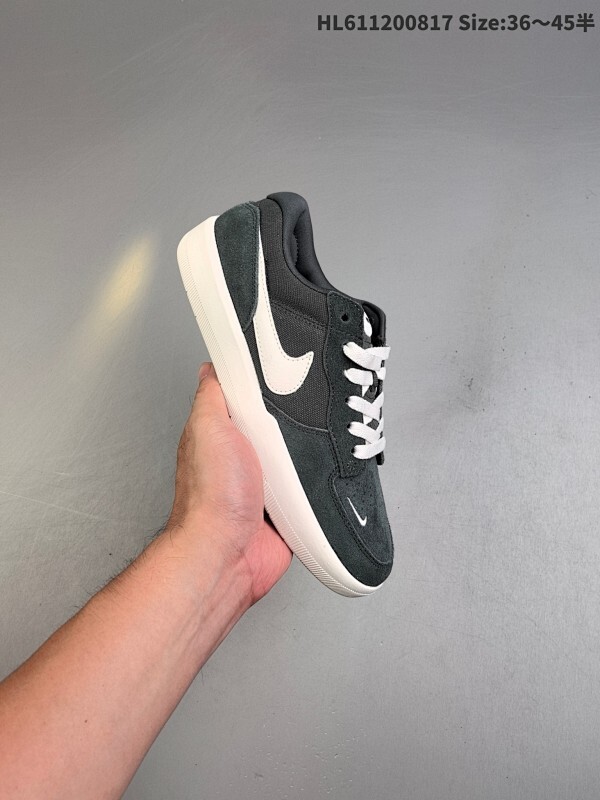 耐克Nike SB Force 58   硫化杯底 传统篮球风格 原楦版型  Nike SB Force 58 男/女滑板鞋采用包边设计