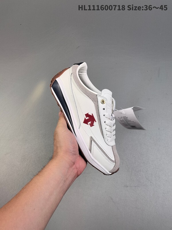 迪桑特DESCENTE Sport Style系列  CHRON RACER复古风 运动休闲鞋 复古运动鞋头层牛皮 透气休闲鞋