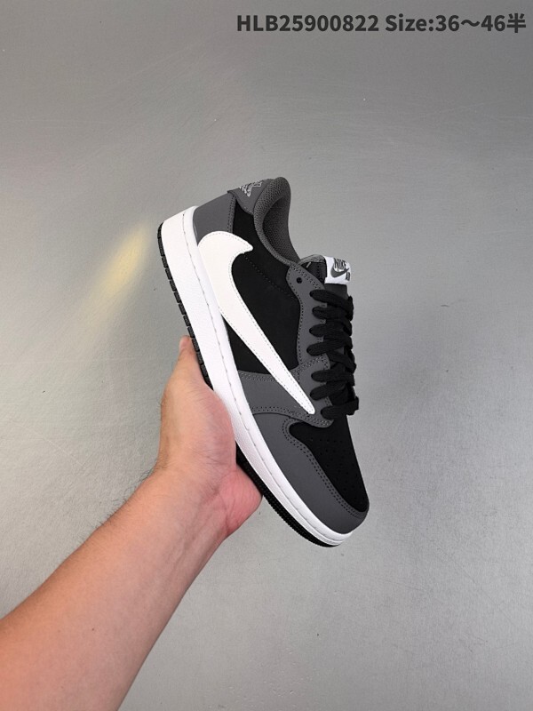 真标✅Nike Air Jordan 1 x Travis Scott AJ1倒勾 乔一倒钩 耐克 低帮文化篮球鞋