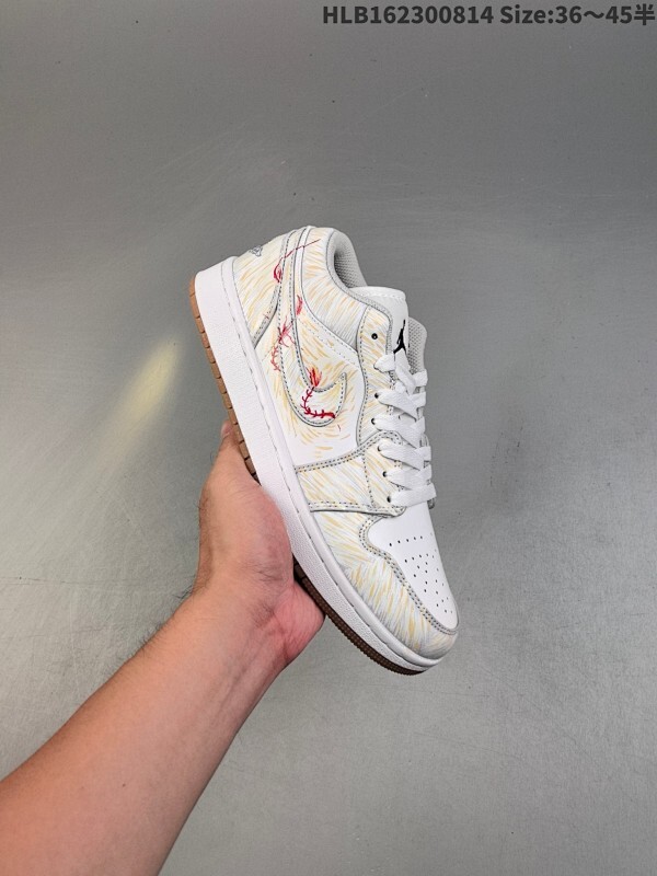 定制版！Air Jordan 1 Low 低帮 灰白蓝 AJ1 乔丹1代 aj1 乔1 低邦 白灰蓝 男女同款 乔丹篮球鞋系列
