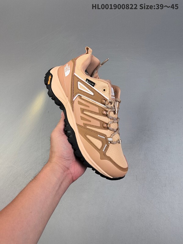 公司级 The North Face Gore-Tex Hedgehog系列 北面 刺猬系列 低帮 棕色 舒适防滑耐磨透气防水低邦户外靴徒步鞋