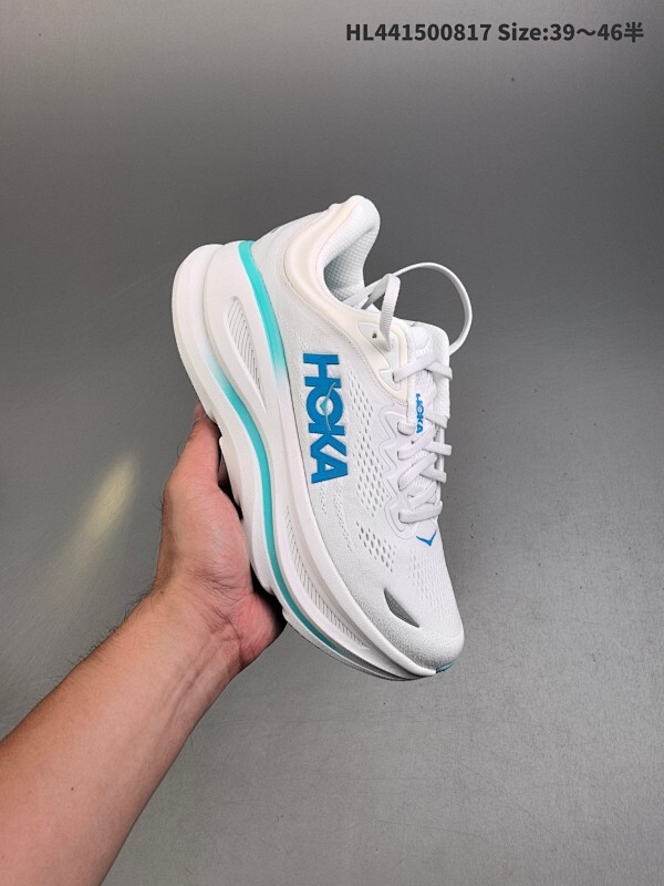 公司级✅HOKA ONE ONE Bondi 9 复古舒适防滑耐磨 低帮 山地户外跑步鞋 货号:1162011