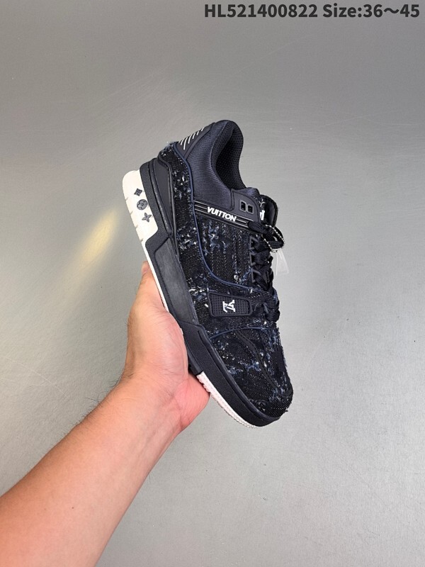 集合  真标✅Louis Vuitton Trainer Sneaker Low 全新 LV 路易威登 休闲运动文化百搭板鞋