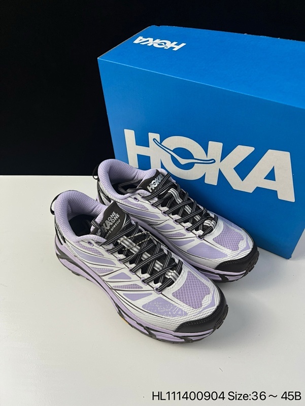 公司级✅HOKA MAFATE SPEED THREE 2玛法特 超轻厚底轻量山地跑步鞋 滚动平衡科技和适度的脚后跟倾斜角度