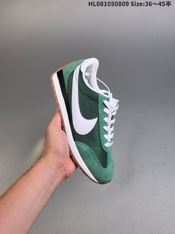 集合  Nike Pacific 舒适百搭 复古运动鞋防滑耐磨 低帮 生活休闲鞋  Pacific 的复古设计与皮革、绒面革和网眼等传统纹理相结合