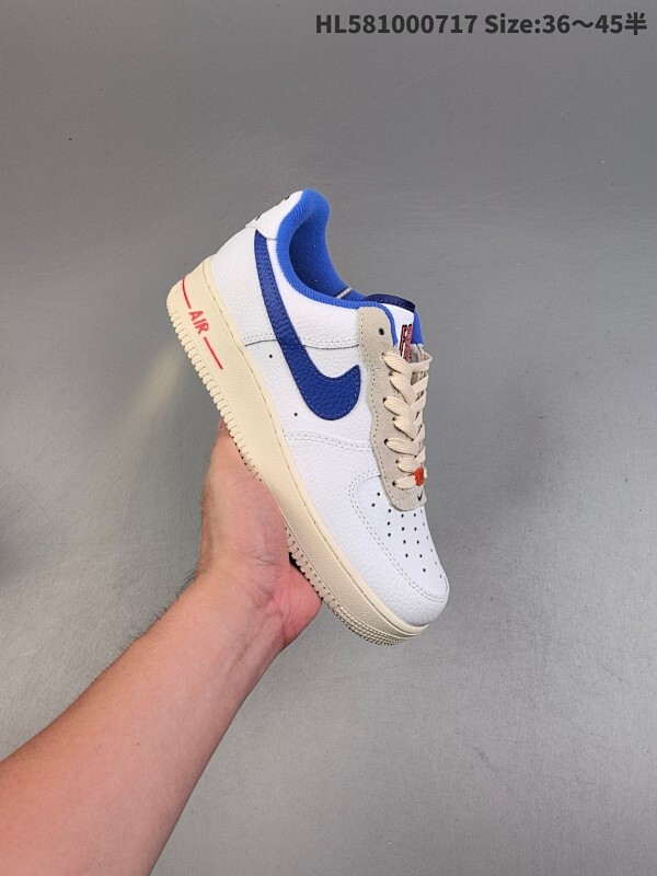 真标✅耐克Nike Air Force 1“07空军一号低帮百搭休闲运动板鞋。柔软、弹性十足的缓震性能和出色的中底设计