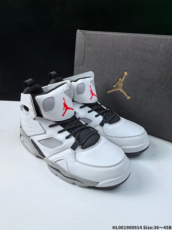 Air Jordan Flight Club 91 High "White Cement" 高帮 白水泥 AJ6.5 乔丹6.5代 aj6.5 乔6.5 高邦 白黑灰