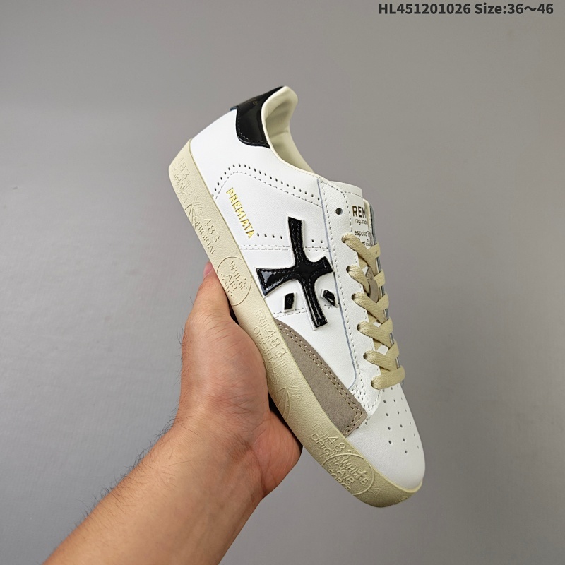 集合120 PREMIATA 普瑞米亚达  秋冬 男休闲运动鞋 LANDER运动鞋子休闲鞋百搭潮流新款premiata秋冬时尚欧美复古英伦透气运动鞋 ！ 编码:HL451201026 Size:3