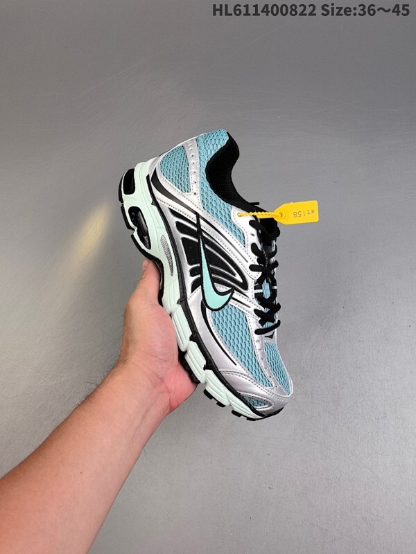 Nike Air Max Moto 2K 百搭舒适耐磨 低帮跑步鞋 女款 银绿