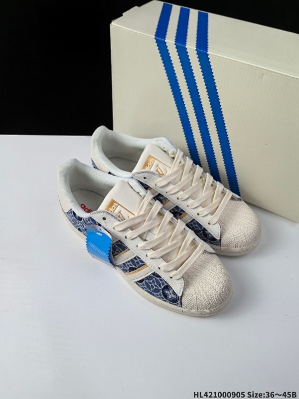 公司级✅Adidas Originals Superstar 阿迪达斯 三叶草 贝壳头’DIY’系列低帮经典百搭休闲运动板鞋