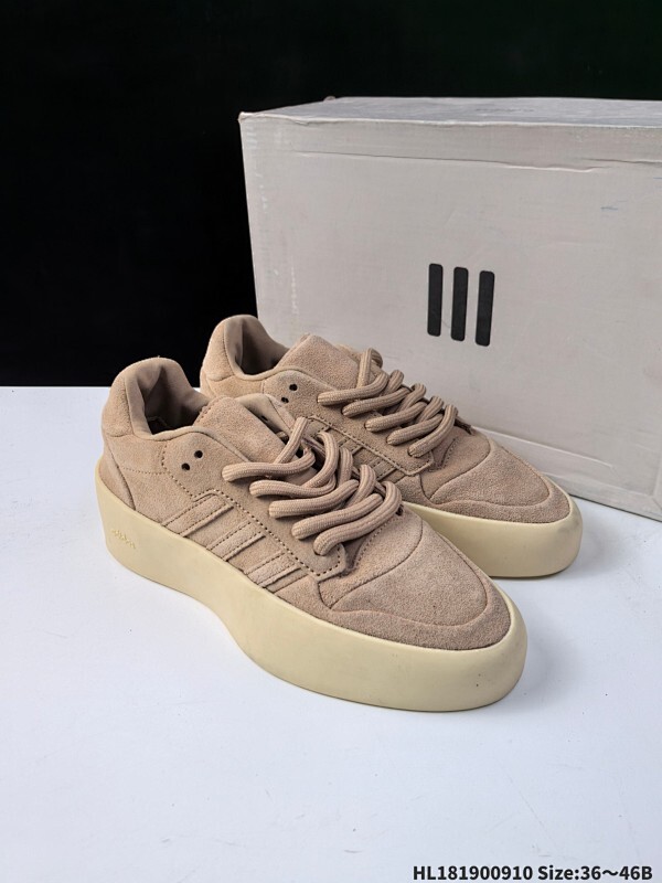 集合  公司级✅Fear OF God Fog x Ad Athletics 86 Lo 重磅联名 原盒版本鞋身依旧是走Fear of God一贯的简约设计路线