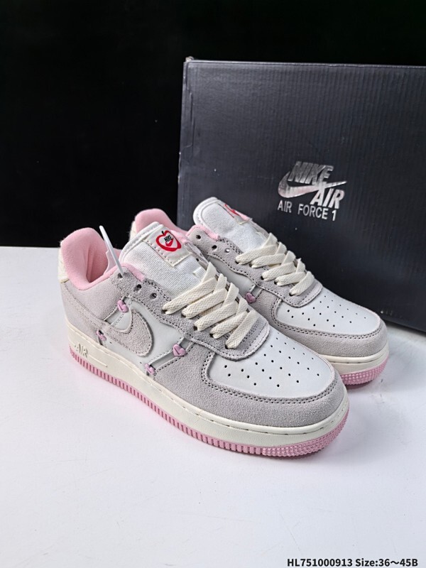 集合  耐克 Nike Air Force 1 '07 Low 空军一号含气垫 小白鞋 低帮百搭厚底增高休闲运动板鞋。柔软、