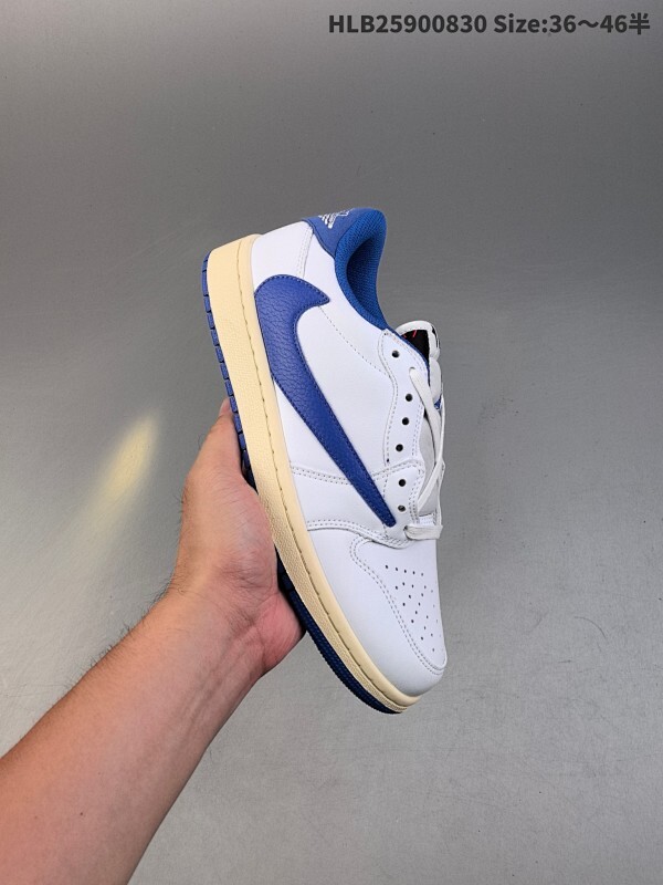 集合  真标✅Nike Air Jordan 1 x Travis Scott AJ1倒勾 乔一倒钩 耐克 低帮文化篮球鞋