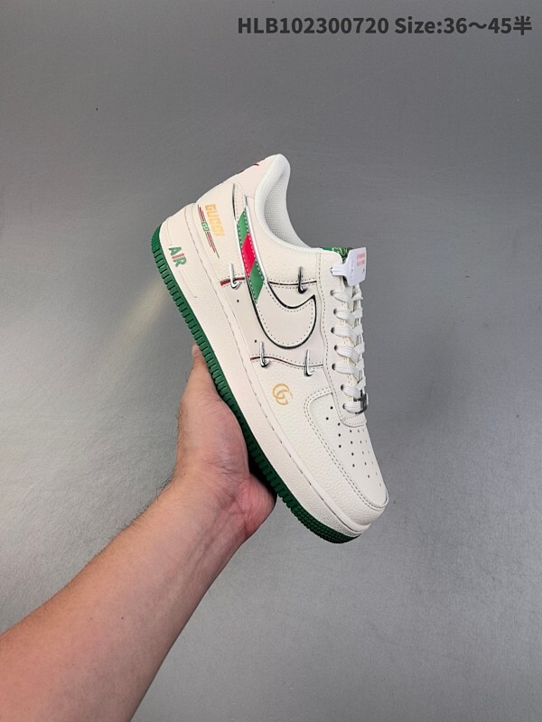 公司级✅NIKE AIR FORCE 1‘07 LV8 原楦头原纸板 打造纯正低帮空军版型 专注外贸渠道 全掌内置蜂窝气垫 GUCCI