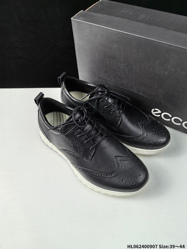 【公司级】ECCO爱步 小红书爆款 皮鞋 新款百搭休闲款 Ecco/爱步男士户外休闲鞋透气轻质系带轻便老爹运动鞋