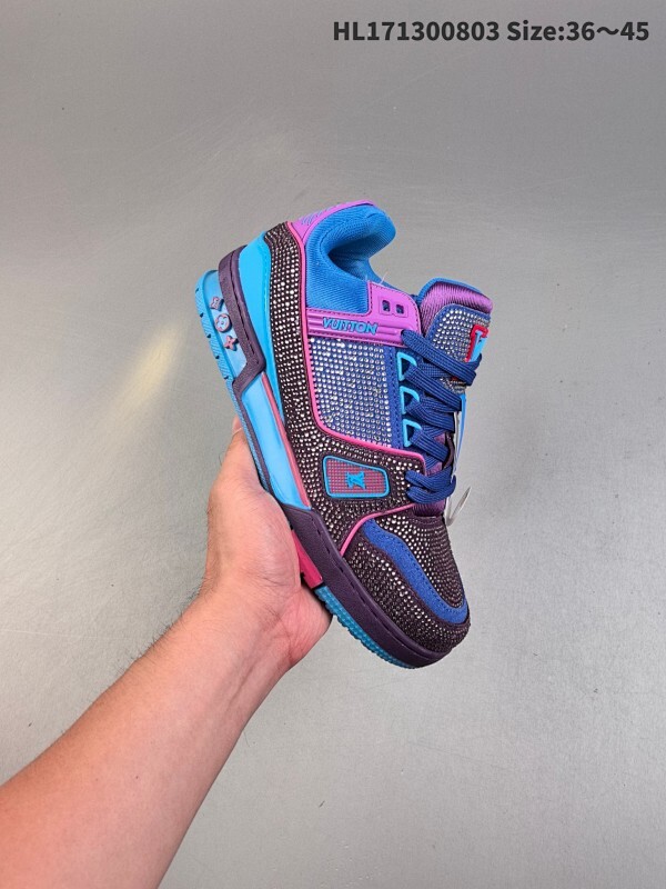 真标✅Louis Vuitton Trainer Sneaker Low 全新 LV 路易威登 休闲运动文化百搭板鞋