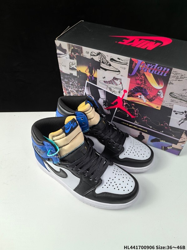 集合 Union x Air Jordan 1 Retro High OG NRG 高帮 蓝黑红拼接 AJ1 乔丹1代 aj1 乔1 高邦 黑蓝红拼接