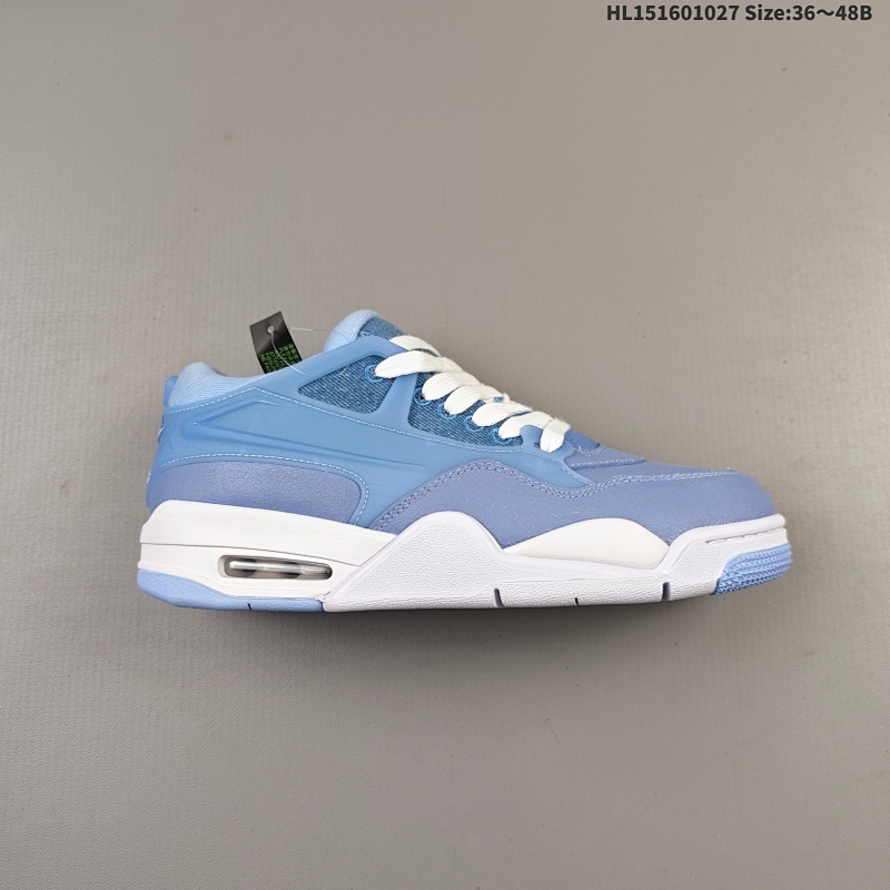 160  Nike Air Jordan 4 Retro RM 乔丹四代 蓝色 Air Jordan AJ4 Retro 原楦原纸板 原厂材料开发 细节把控到位 主供外贸客户 打造完美鞋型 纸板中底