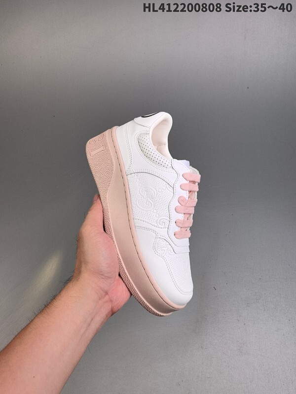 集合   高端零售海淘商家混卖版本 东莞纯原品质 Gucci Screener GG High-Top Sneaker古驰饼干鞋 运动休闲鞋系列