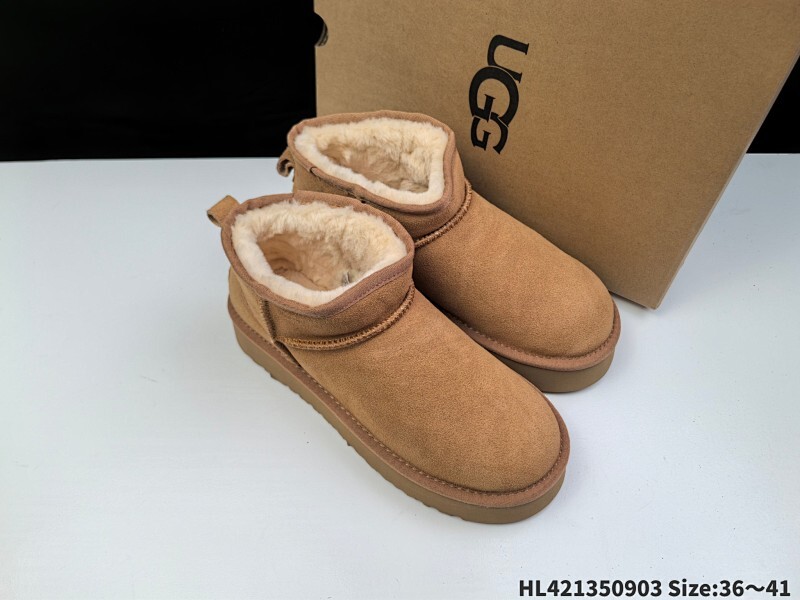 集合  UGG雪地靴 中帮筒靴  时尚舒适女鞋厚底增高长筒靴 俏皮可爱的百变造型， 美国轻奢品牌UGG