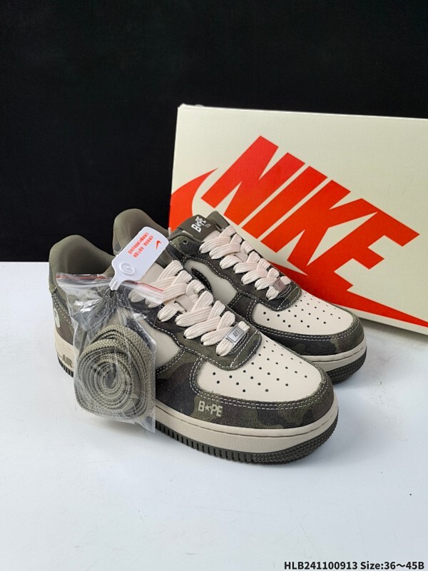 特价 Nike Air Force1 07 low  supreme联名 定制空军 #原楦头原纸板  打造纯正空军版型