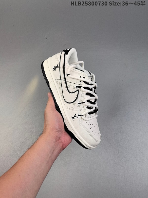 特价福利！Nike SB Dunk Low“LV联名——黑暴力熊”  周年高端定制 低帮休闲板鞋 定制鞋盒 大厂纯原品质出货 超高清洁度 皮料切割干净无任何毛边 细节完美