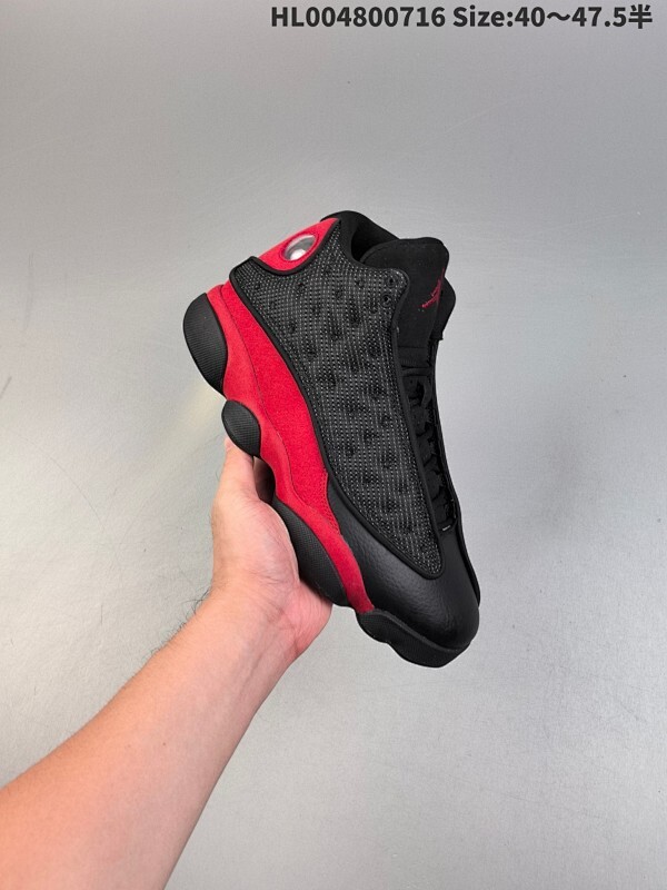 外贸版本 真碳真3D眼 Air Jordan 13 Retro OG "Bred" 高帮 黑红反光 AJ13 乔丹13代 aj13 乔13 高邦
