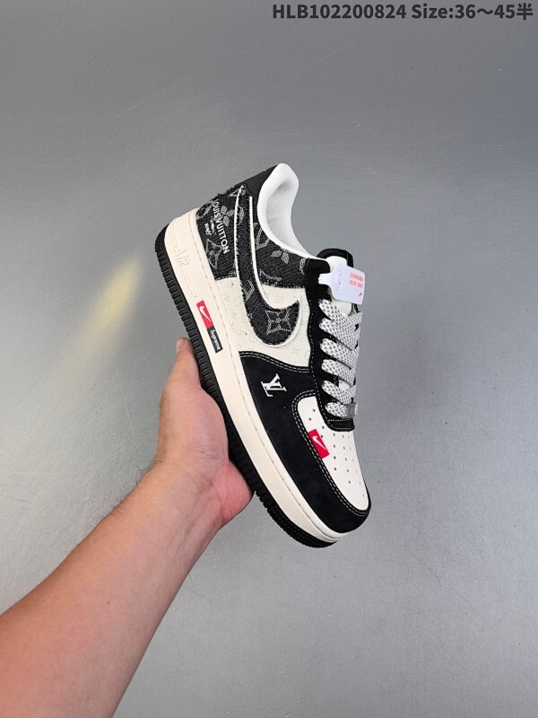 集合 公司级✅NIKE AIR FORCE 1‘07 LV8 原楦头原纸板 打造纯正低帮空军版型 专注外贸渠道 全掌内置蜂窝气垫