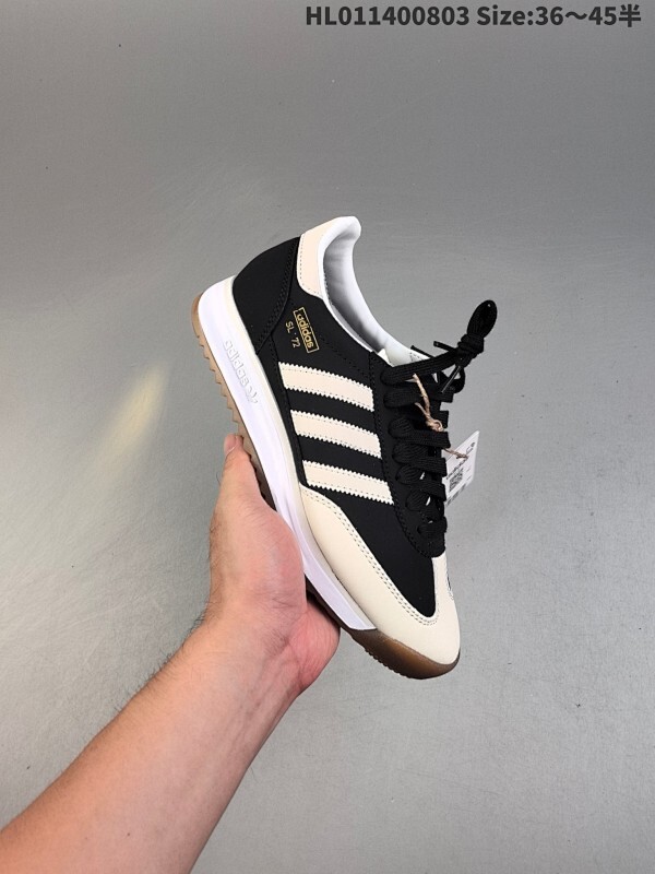 adidas originals SL 72 RTN 复古单品  adidas originals SL 72 RS 防滑 低帮 生活体闲鞋 男女同款简约大方的造型设计