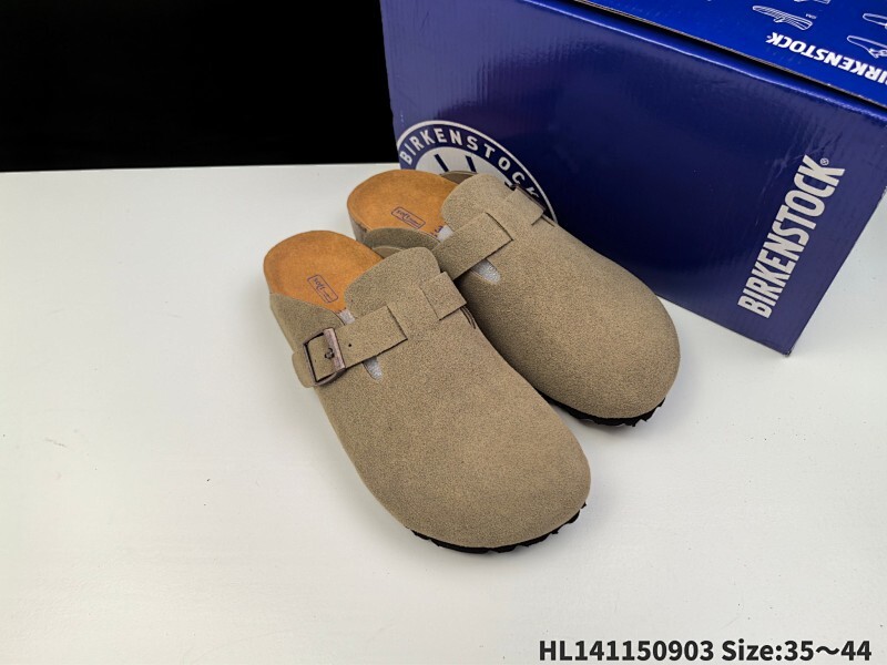 集合  德国百年知名鞋履品牌·博肯Birkenstock 秋冬新款 勃肯半拖凉鞋系列加棉 加绒包头拖鞋 广东原产#采用质地柔软牛皮革