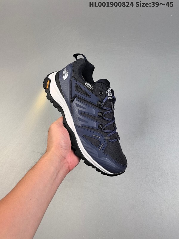 公司级 The North Face Gore-Tex Hedgehog系列 北面 刺猬系列 低帮 海军蓝 舒适防滑耐磨透气防水低邦短筒户外靴徒步鞋