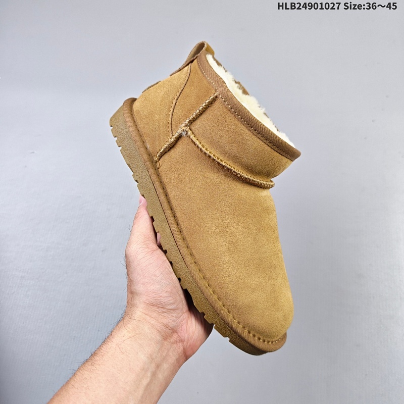 集合90 UGG 中帮靴子 雪地靴 俏皮可爱的百变造型， 美国轻奢品牌UGG 平底系列冬季羊毛一体雪地休闲保暖毛毛家居包头棉鞋。官方同步包装 检验标 材料采用原厂防污防水皮料 防滑耐磨轻翼大底